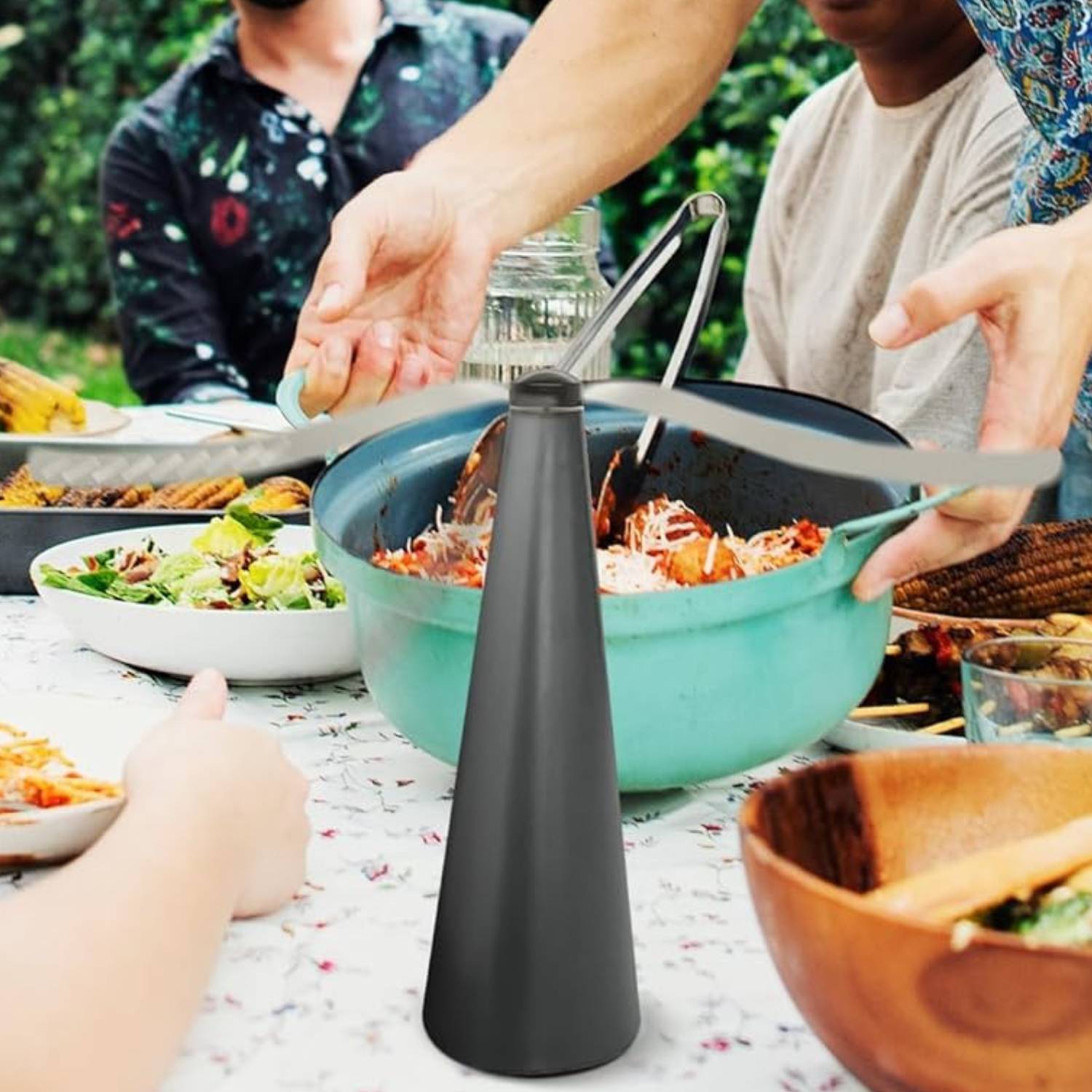buy fans to keep flies away