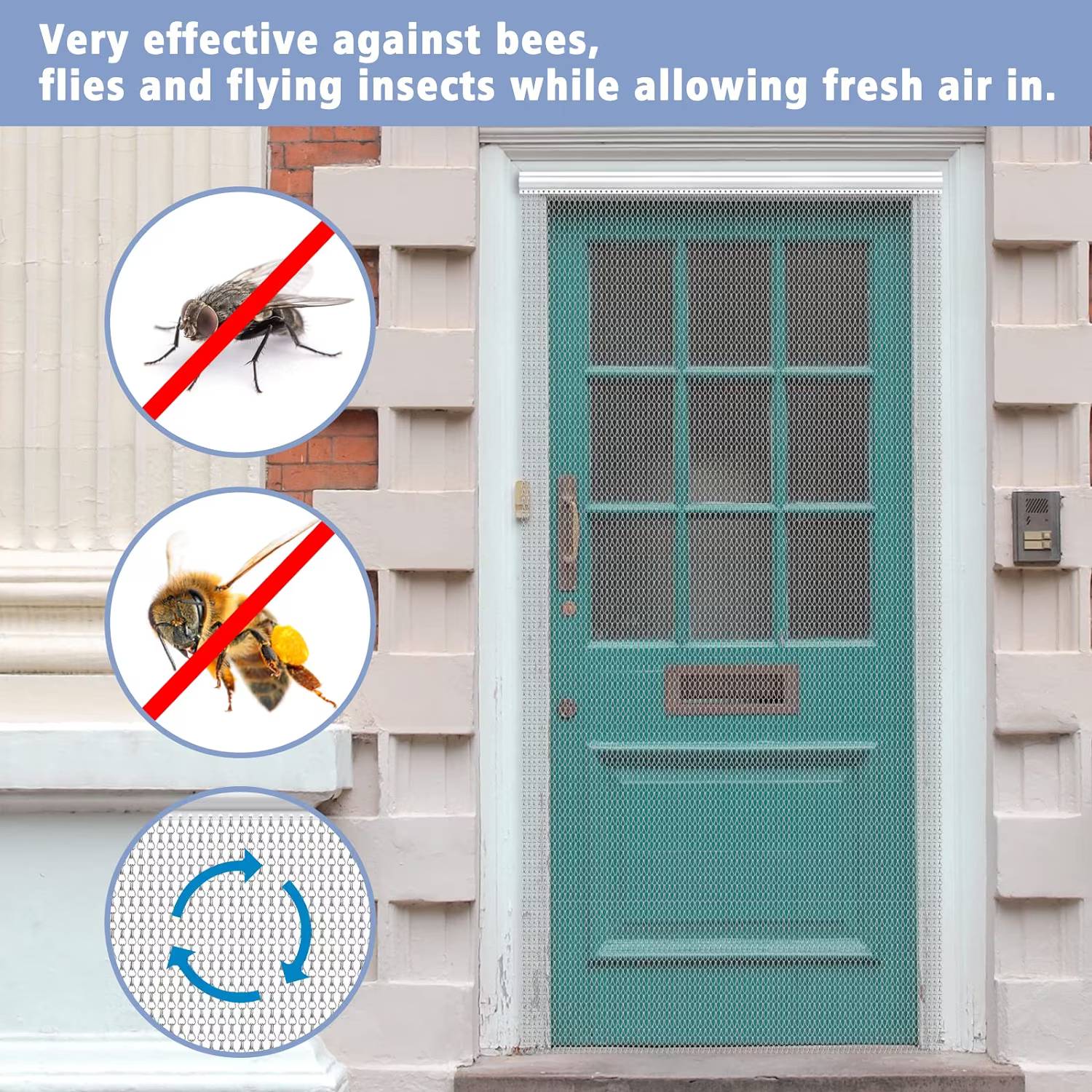 Chain Door Fly Screen: image 6