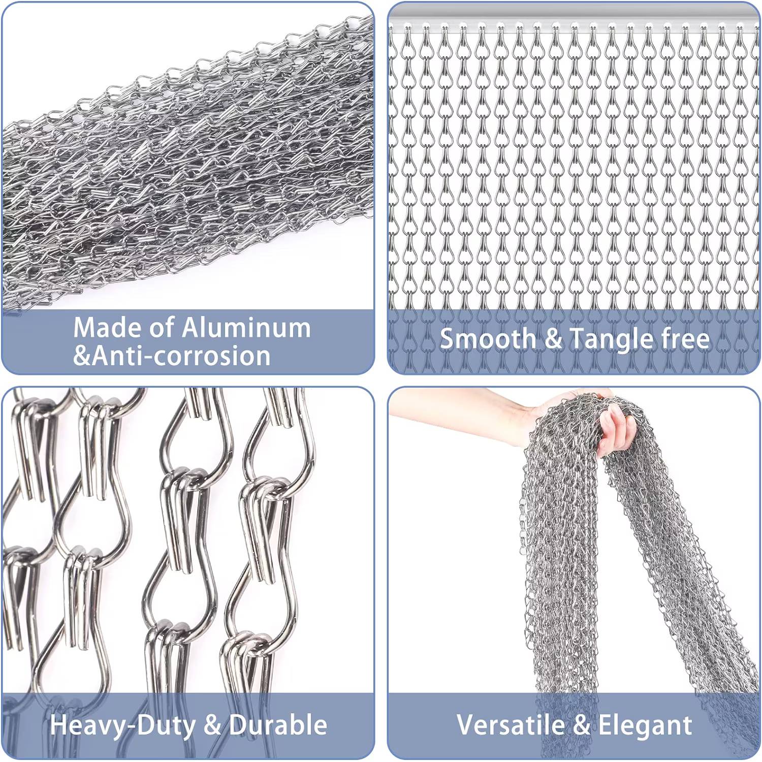 Chain Door Fly Screen: image 7