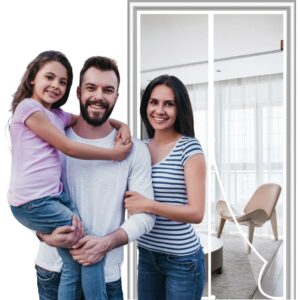 Door Fly Screen White | White Mesh Door Screen | White Mesh Screen Door